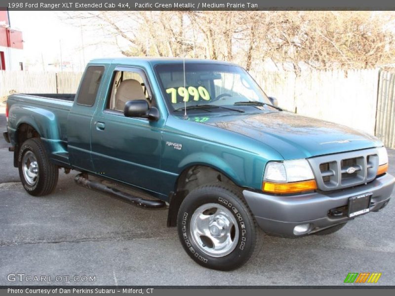 1998 Ford Ranger XLT Extended Cab 4x4 in Pacific Green Metallic Photo