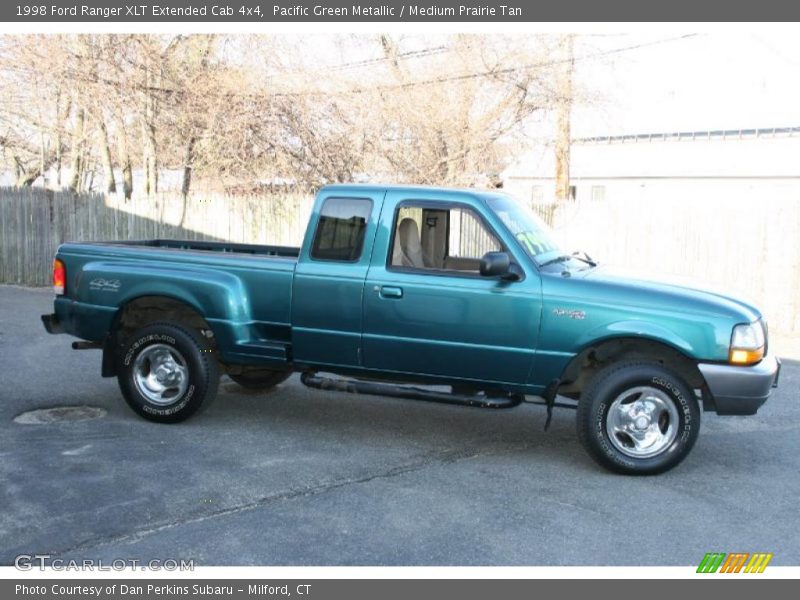 1998 Ford Ranger XLT Extended Cab 4x4 in Pacific Green Metallic Photo