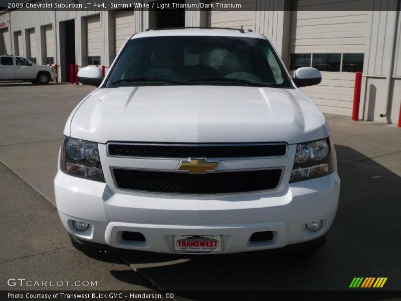 Summit White / Light Titanium/Dark Titanium 2009 Chevrolet Suburban LT 4x4