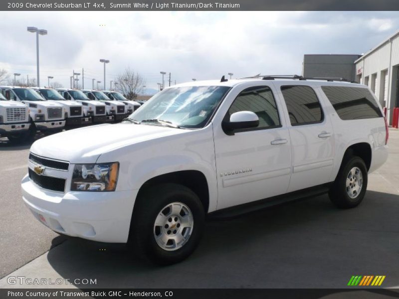 Summit White / Light Titanium/Dark Titanium 2009 Chevrolet Suburban LT 4x4