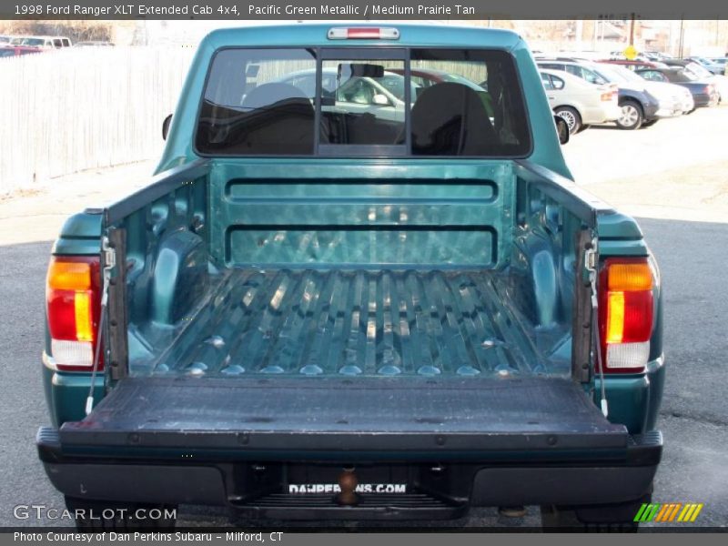 Pacific Green Metallic / Medium Prairie Tan 1998 Ford Ranger XLT Extended Cab 4x4