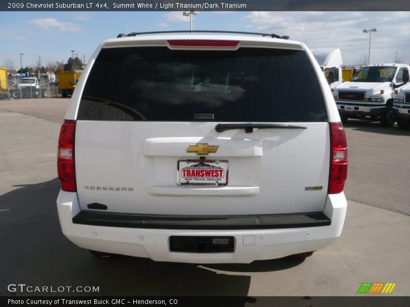 Summit White / Light Titanium/Dark Titanium 2009 Chevrolet Suburban LT 4x4