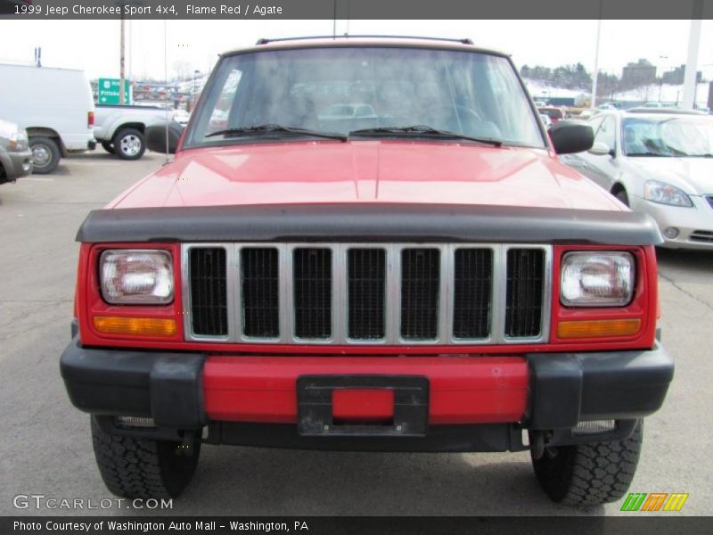 Flame Red / Agate 1999 Jeep Cherokee Sport 4x4