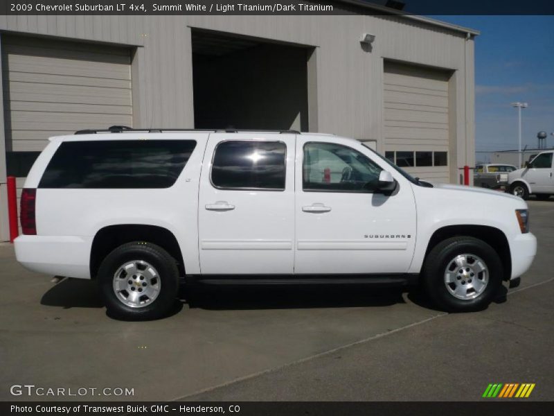 Summit White / Light Titanium/Dark Titanium 2009 Chevrolet Suburban LT 4x4