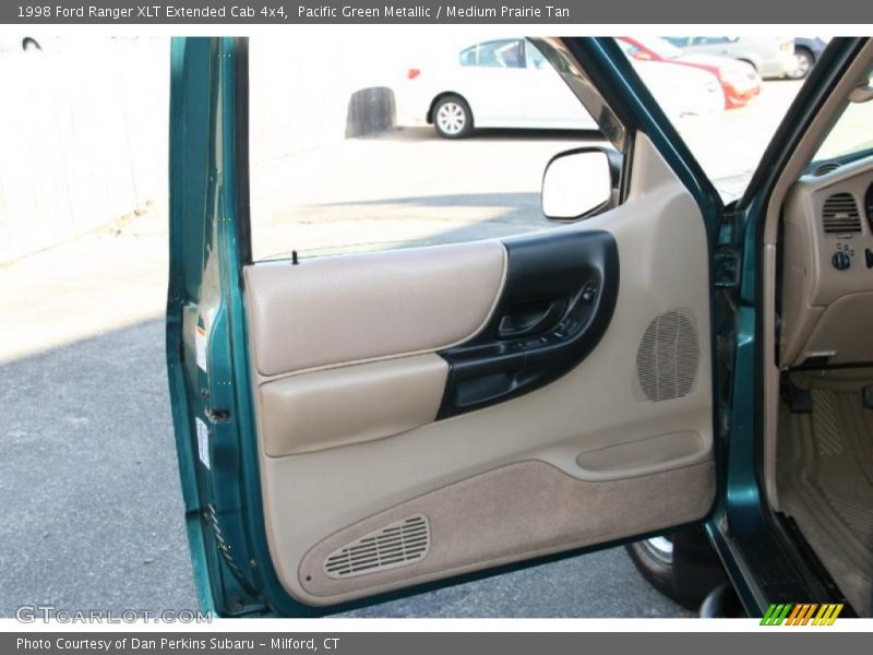 Pacific Green Metallic / Medium Prairie Tan 1998 Ford Ranger XLT Extended Cab 4x4