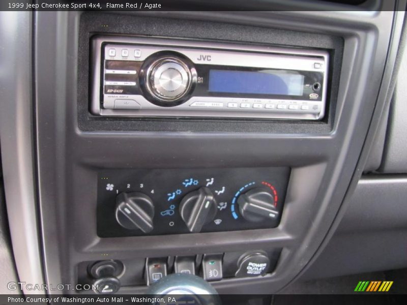 Flame Red / Agate 1999 Jeep Cherokee Sport 4x4