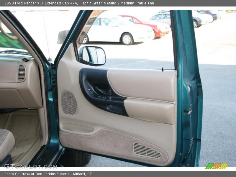 Pacific Green Metallic / Medium Prairie Tan 1998 Ford Ranger XLT Extended Cab 4x4