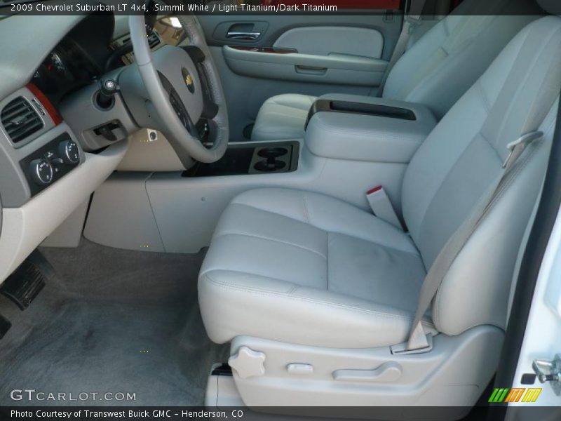 Summit White / Light Titanium/Dark Titanium 2009 Chevrolet Suburban LT 4x4