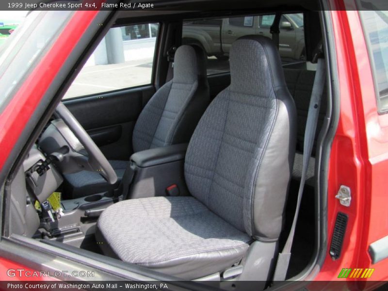 Flame Red / Agate 1999 Jeep Cherokee Sport 4x4