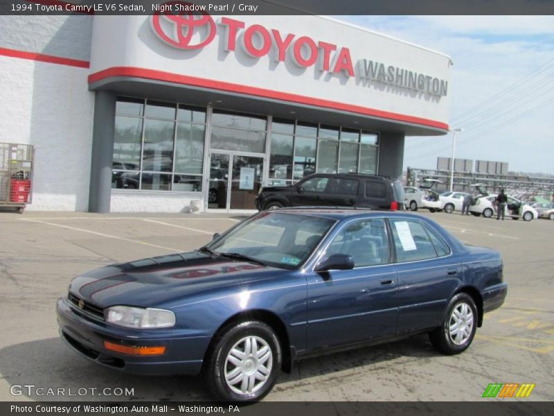 Night Shadow Pearl / Gray 1994 Toyota Camry LE V6 Sedan