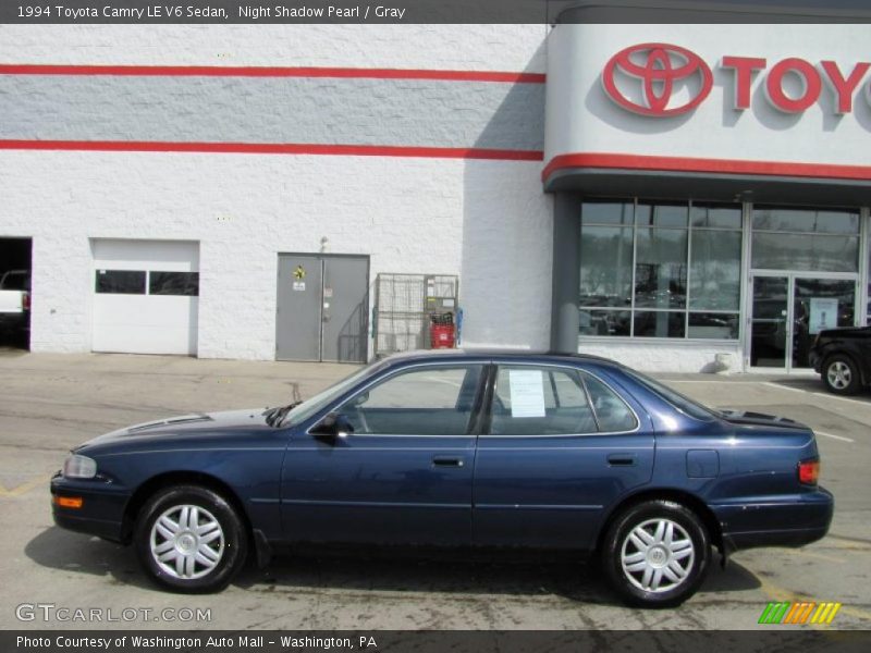 Night Shadow Pearl / Gray 1994 Toyota Camry LE V6 Sedan