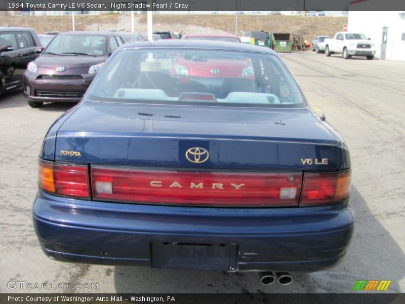 Night Shadow Pearl / Gray 1994 Toyota Camry LE V6 Sedan