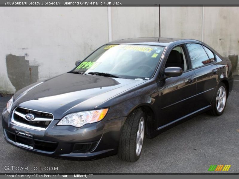 Diamond Gray Metallic / Off Black 2009 Subaru Legacy 2.5i Sedan