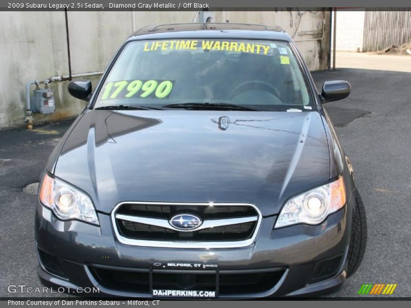 Diamond Gray Metallic / Off Black 2009 Subaru Legacy 2.5i Sedan