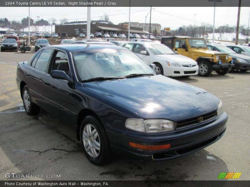 Night Shadow Pearl / Gray 1994 Toyota Camry LE V6 Sedan