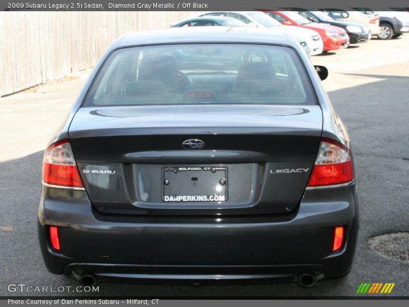Diamond Gray Metallic / Off Black 2009 Subaru Legacy 2.5i Sedan