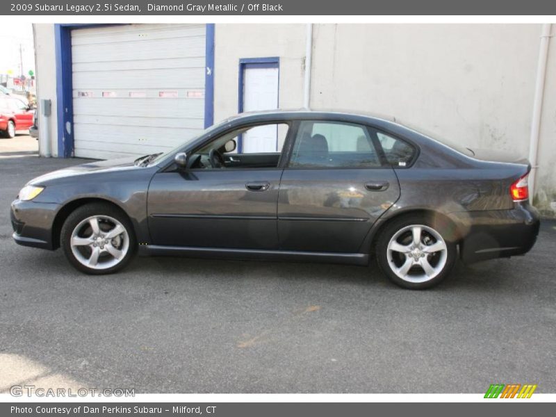 Diamond Gray Metallic / Off Black 2009 Subaru Legacy 2.5i Sedan
