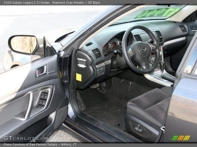 Diamond Gray Metallic / Off Black 2009 Subaru Legacy 2.5i Sedan