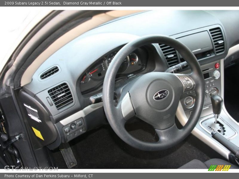 Diamond Gray Metallic / Off Black 2009 Subaru Legacy 2.5i Sedan