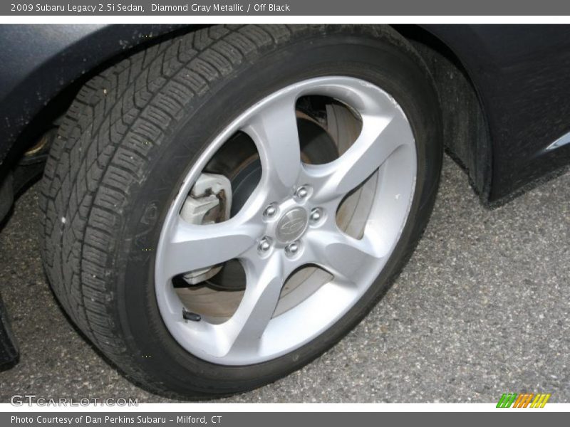 Diamond Gray Metallic / Off Black 2009 Subaru Legacy 2.5i Sedan