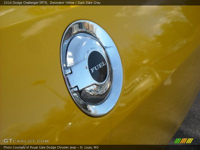 Detonator Yellow / Dark Slate Gray 2010 Dodge Challenger SRT8