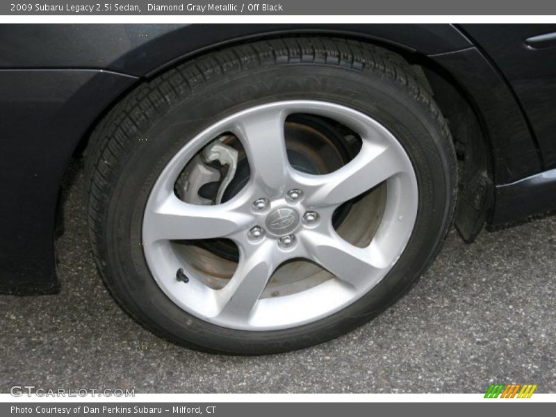 Diamond Gray Metallic / Off Black 2009 Subaru Legacy 2.5i Sedan