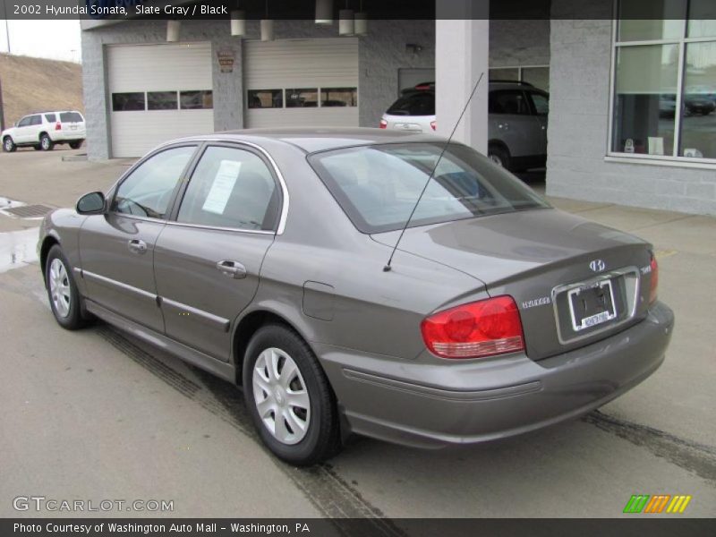 Slate Gray / Black 2002 Hyundai Sonata