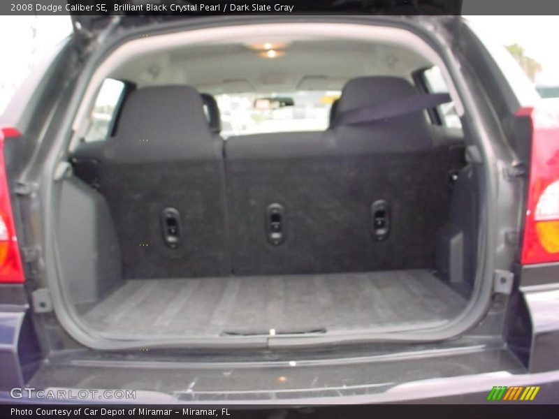 Brilliant Black Crystal Pearl / Dark Slate Gray 2008 Dodge Caliber SE