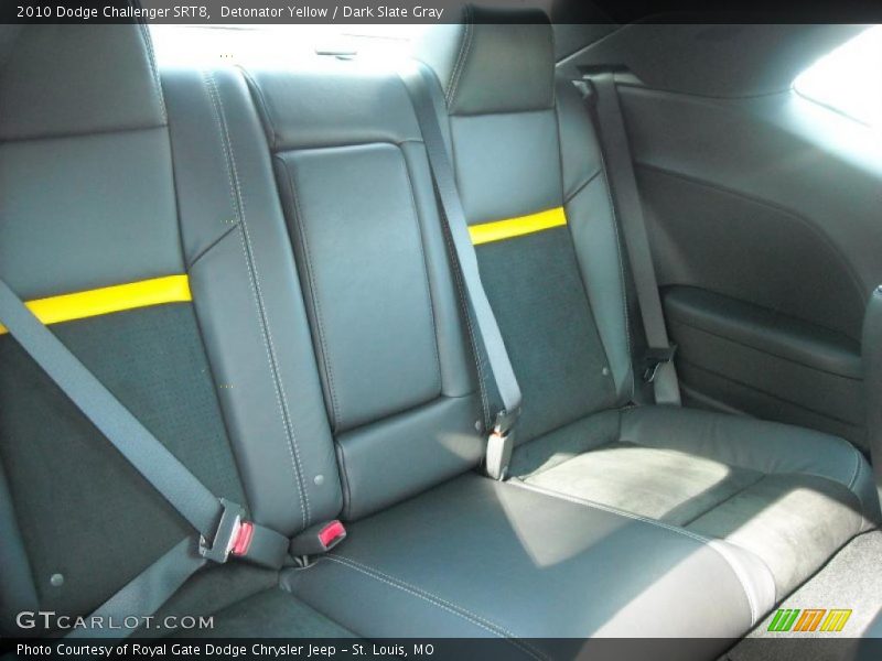 Detonator Yellow / Dark Slate Gray 2010 Dodge Challenger SRT8