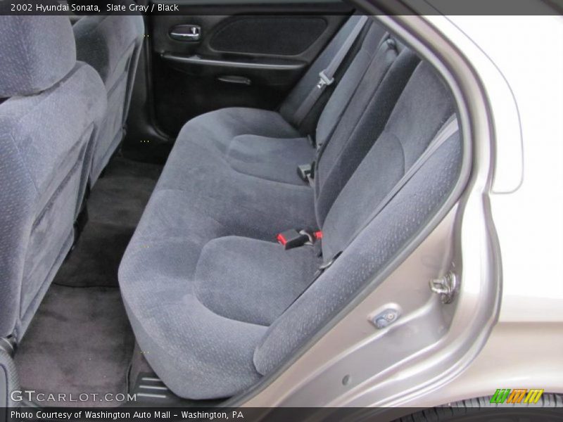 Slate Gray / Black 2002 Hyundai Sonata