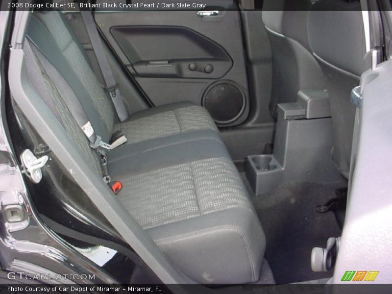 Brilliant Black Crystal Pearl / Dark Slate Gray 2008 Dodge Caliber SE