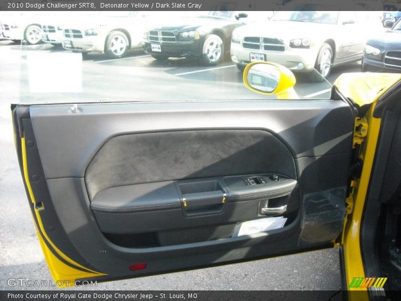 Detonator Yellow / Dark Slate Gray 2010 Dodge Challenger SRT8