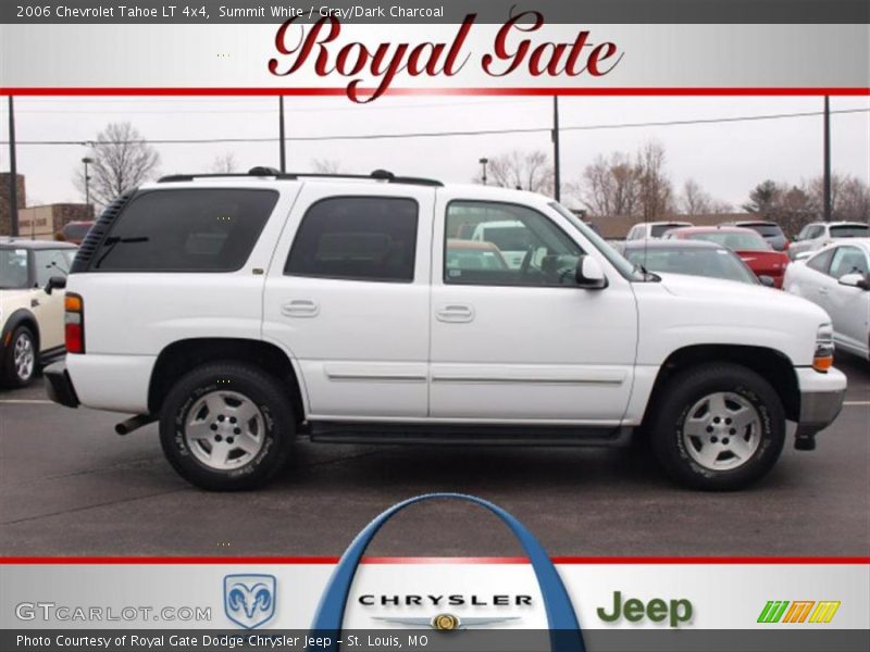 Summit White / Gray/Dark Charcoal 2006 Chevrolet Tahoe LT 4x4