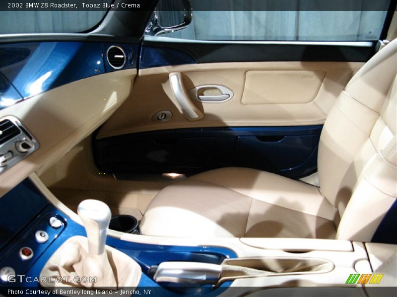 Topaz Blue / Crema 2002 BMW Z8 Roadster