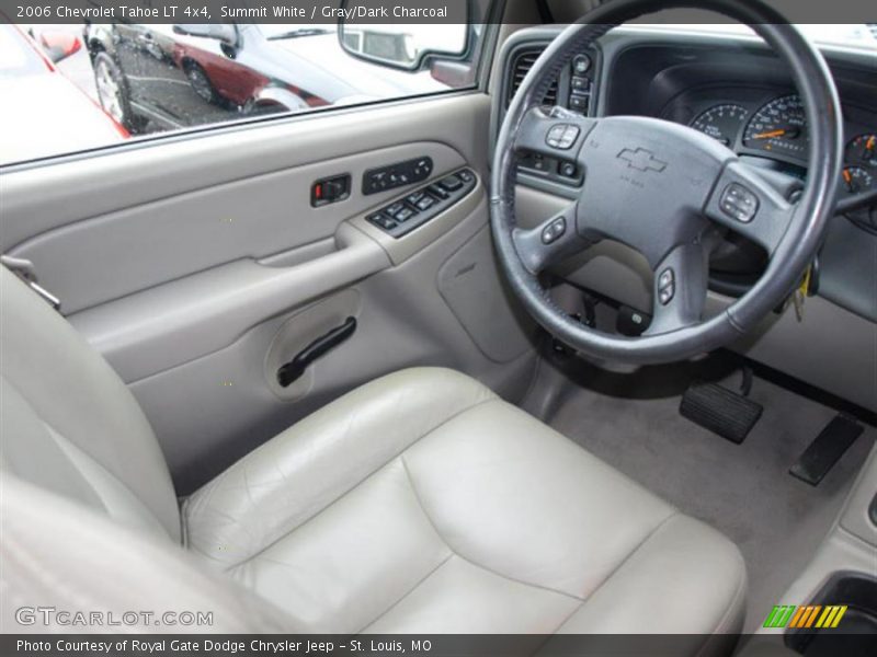 Summit White / Gray/Dark Charcoal 2006 Chevrolet Tahoe LT 4x4