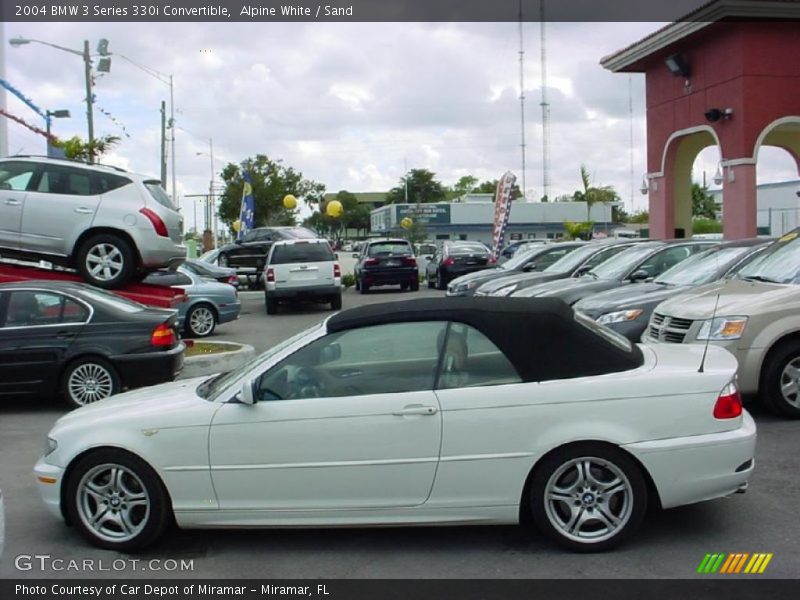 Alpine White / Sand 2004 BMW 3 Series 330i Convertible