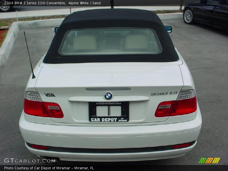 Alpine White / Sand 2004 BMW 3 Series 330i Convertible