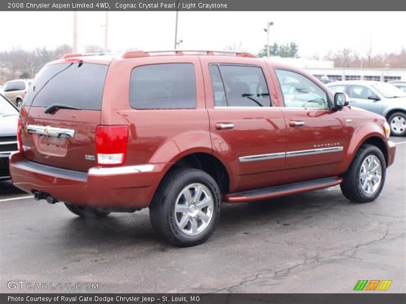 Cognac Crystal Pearl / Light Graystone 2008 Chrysler Aspen Limited 4WD