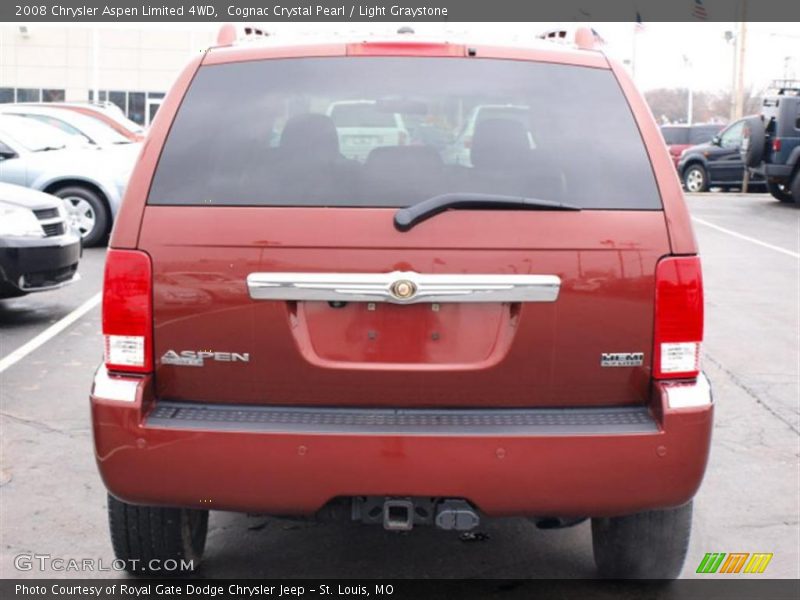 Cognac Crystal Pearl / Light Graystone 2008 Chrysler Aspen Limited 4WD