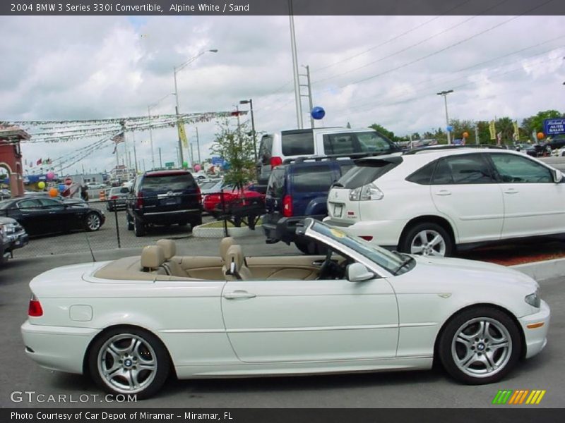 Alpine White / Sand 2004 BMW 3 Series 330i Convertible