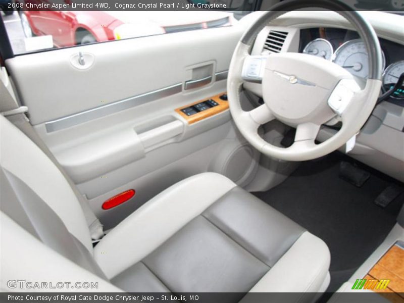 Cognac Crystal Pearl / Light Graystone 2008 Chrysler Aspen Limited 4WD