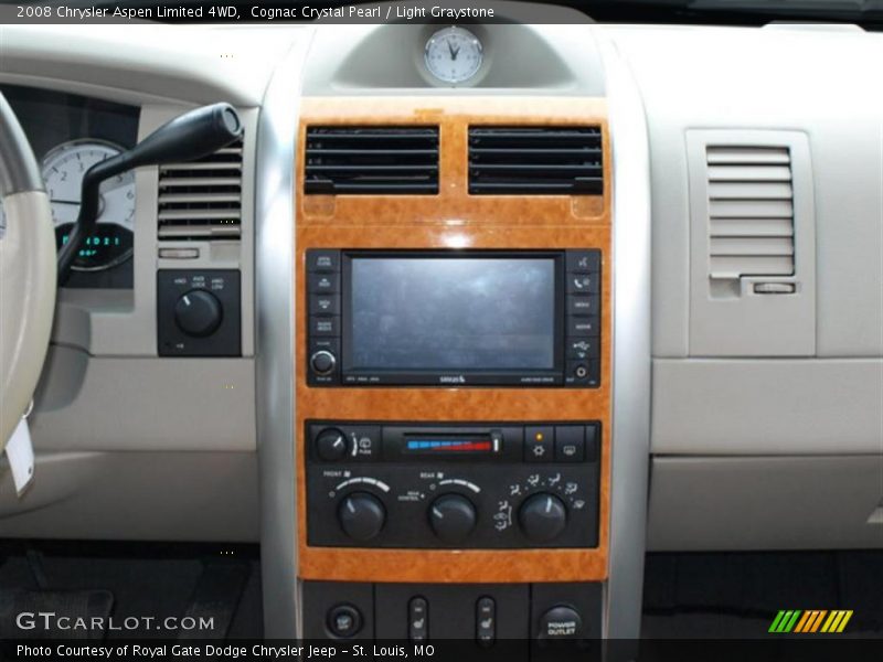 Cognac Crystal Pearl / Light Graystone 2008 Chrysler Aspen Limited 4WD