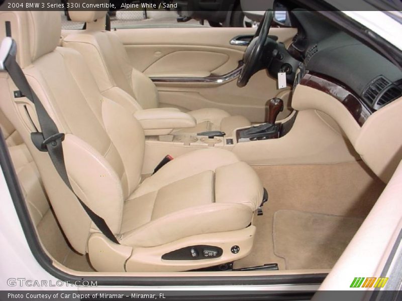 Alpine White / Sand 2004 BMW 3 Series 330i Convertible