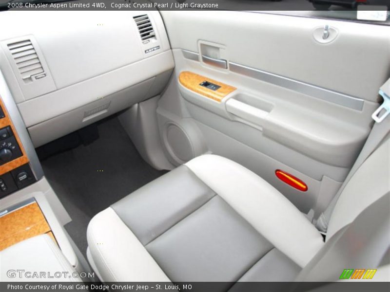 Cognac Crystal Pearl / Light Graystone 2008 Chrysler Aspen Limited 4WD