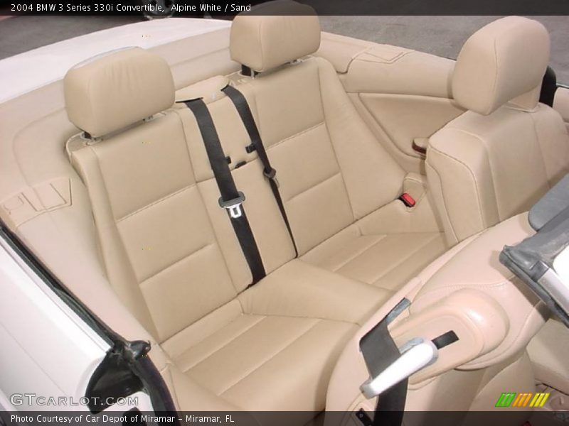 Alpine White / Sand 2004 BMW 3 Series 330i Convertible