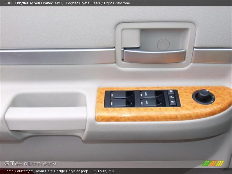 Cognac Crystal Pearl / Light Graystone 2008 Chrysler Aspen Limited 4WD