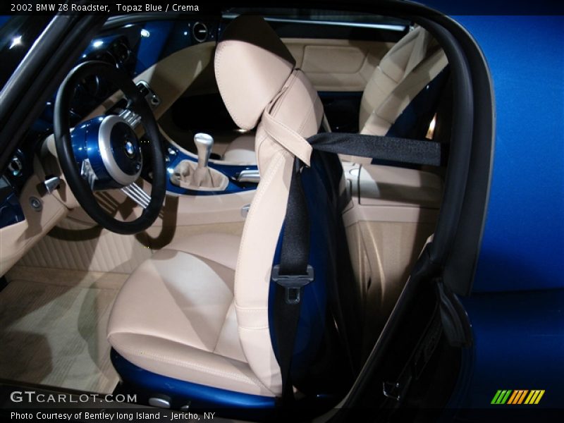 Topaz Blue / Crema 2002 BMW Z8 Roadster