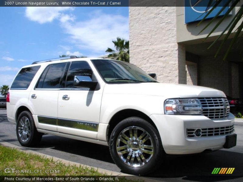 White Chocolate Tri-Coat / Camel 2007 Lincoln Navigator Luxury