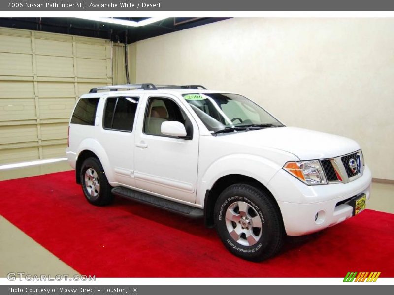 Avalanche White / Desert 2006 Nissan Pathfinder SE