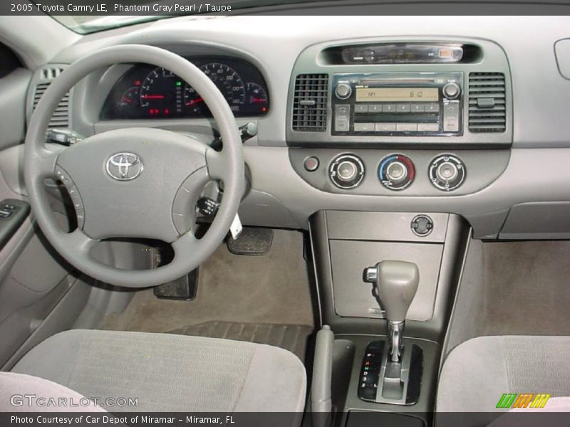 Phantom Gray Pearl / Taupe 2005 Toyota Camry LE